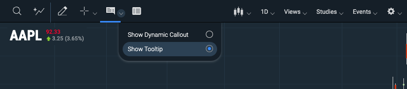 HUD default selection