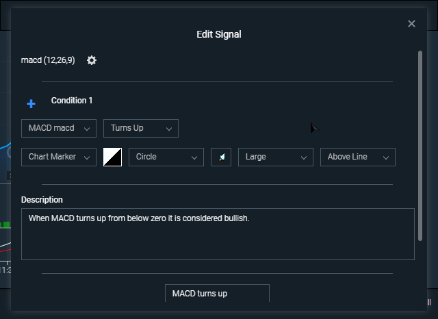 New Signal dialog