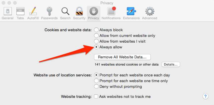 Safari Privacy